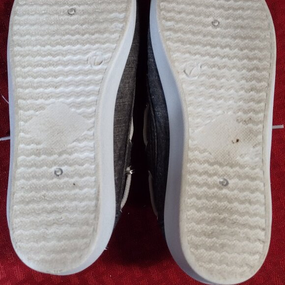 Women’s Canvas Casual Black and White Shoes – Size 7 - Picture 5 of 14